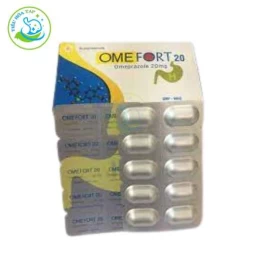 Omefort 20 - Thuốc điều trị trào ngược dạ dày thực quản